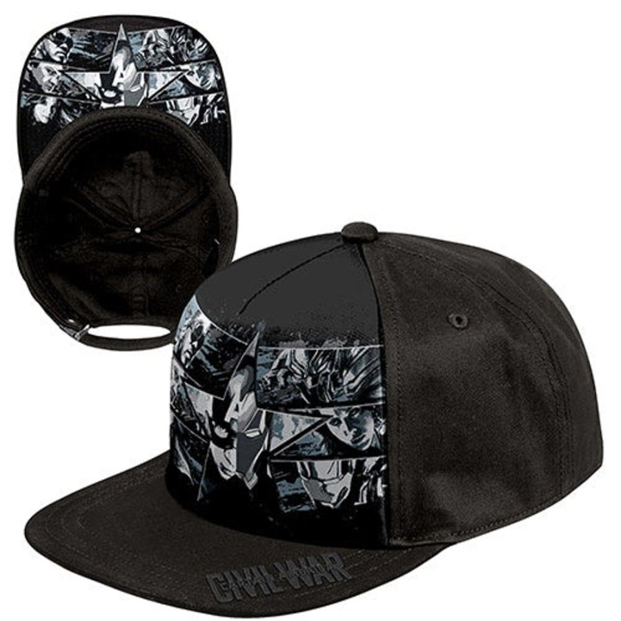 Fashion Marvel | Civil War Star (Captain America) Sublimated Cap