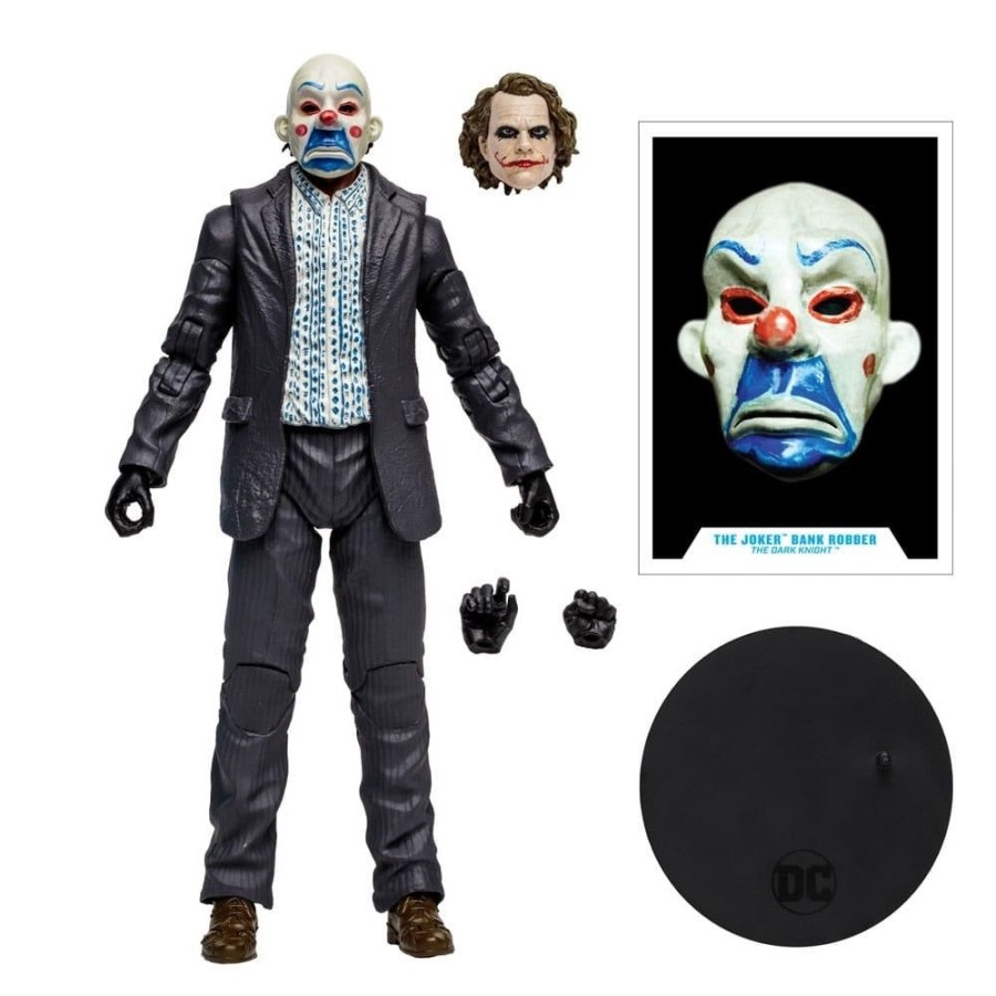 Toys McFarlane Toys | Dc Multiverse - 7" The Joker Action Figure (The Dark Knight) (Bank Robber Variant)