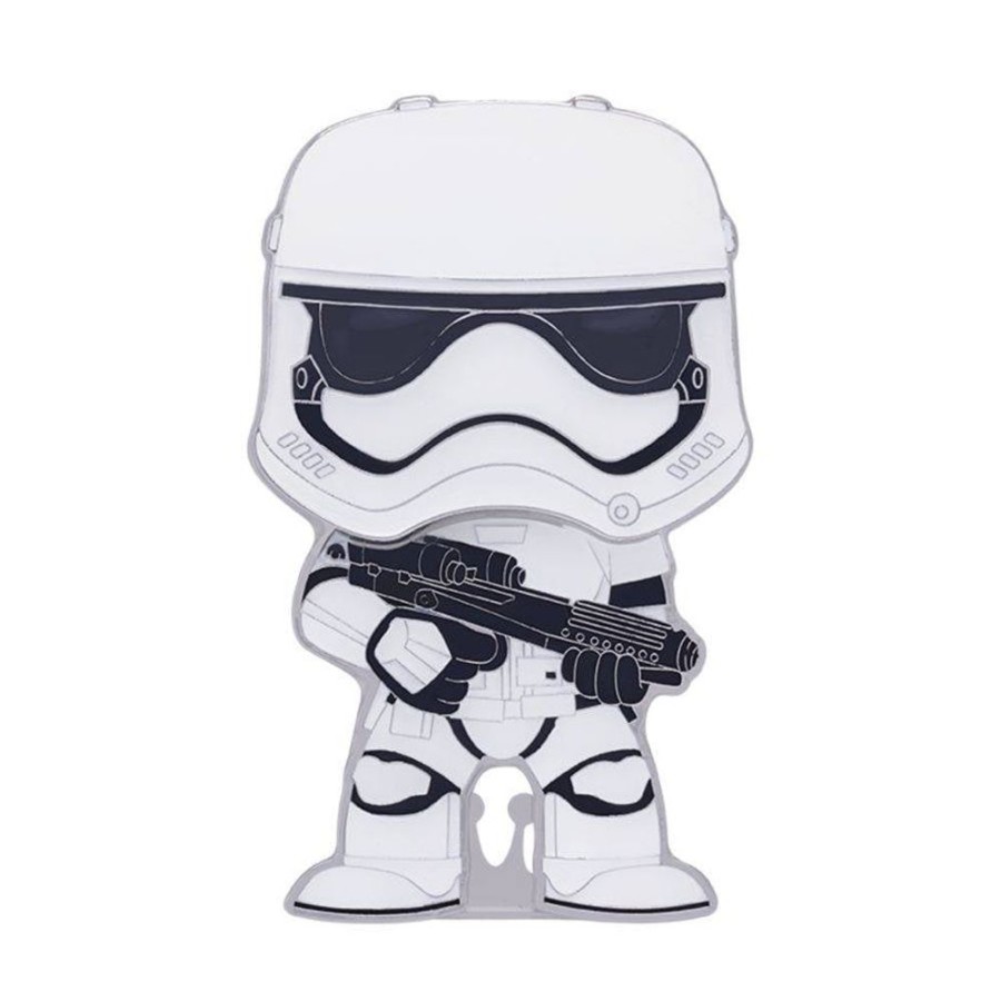 Popculture Funko | Star Wars - First Order Stormtrooper 4" Pop! Enamel Pin