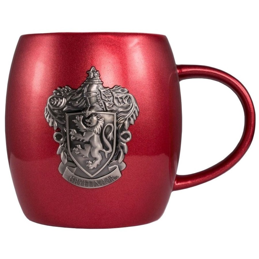 Food & Drinks Ikon Collectables | Harry Potter - Gryffindor Metallic Crest Mug