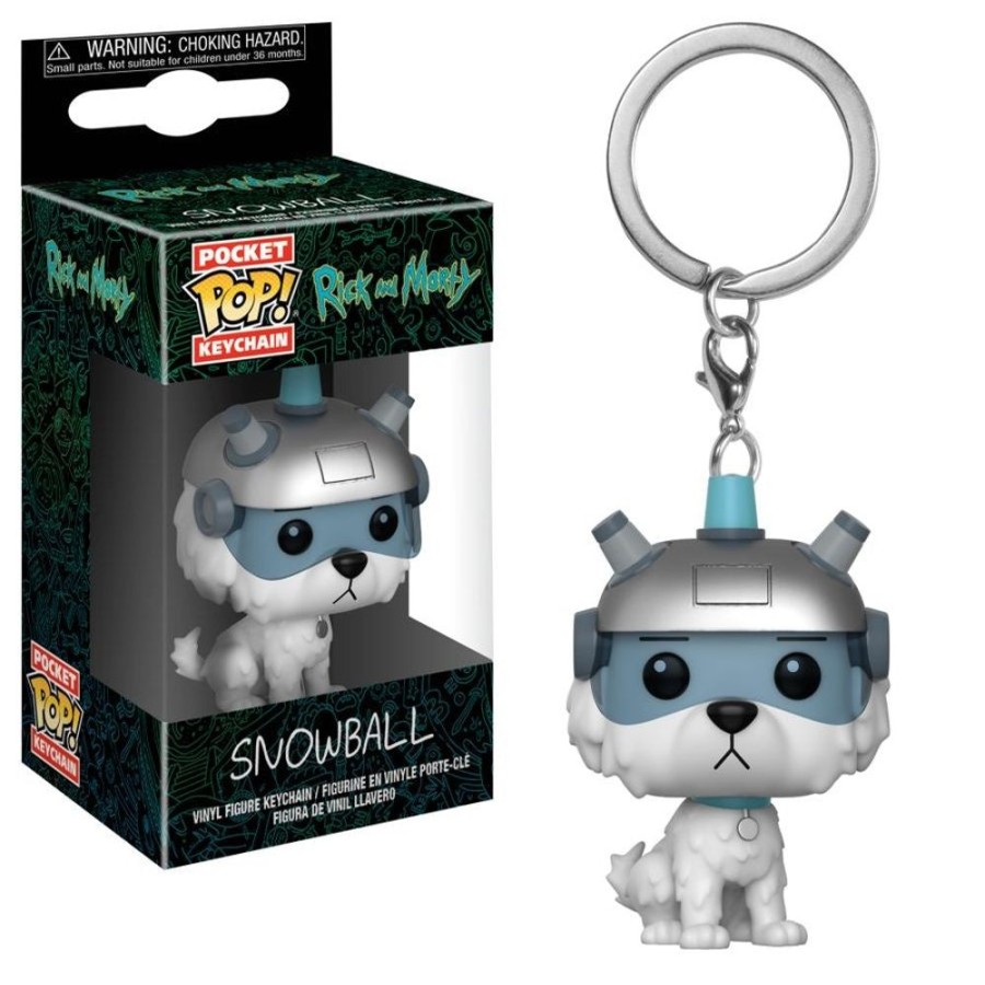 Popculture Funko | Rick And Morty - Snowball Pocket Pop! Keychain