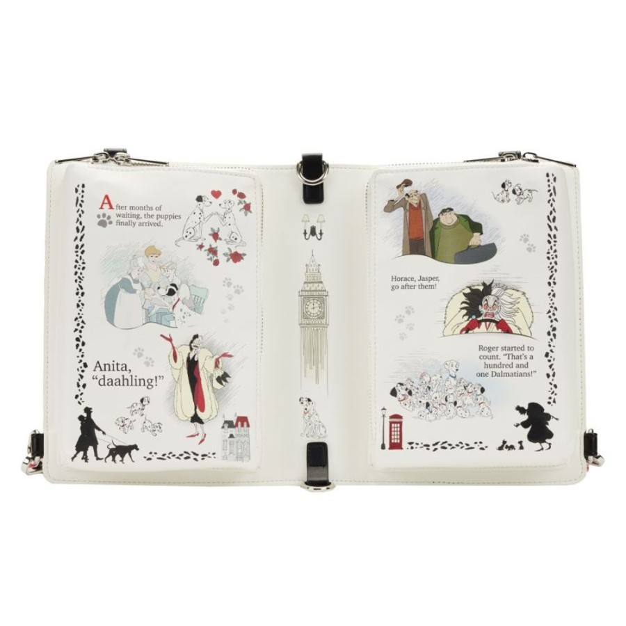 Loungefly Loungefly | 101 Dalmatians - Book Convertible Crossbody Bag