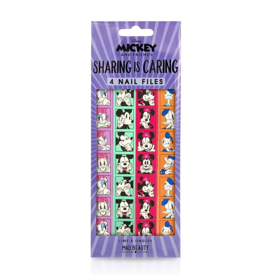 Fashion Mad Beauty | Disney Mickey & Friends 4Pk Nail Files