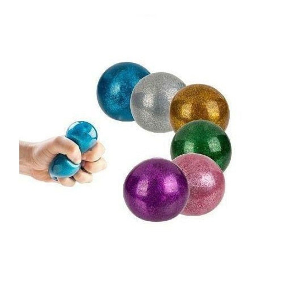 Toys All Brands Toys | Squish Metallic Sparkle Balls 7Cm