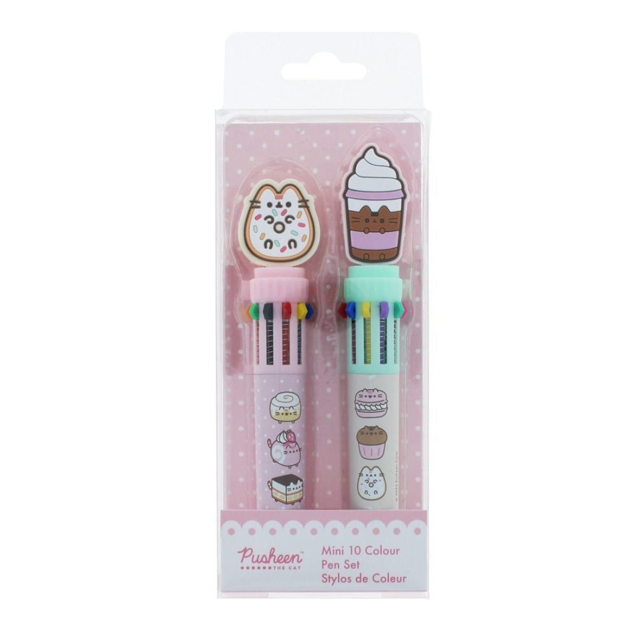 Stationery PUSHEEN | Pusheen Patisserie Mini 10 Colour Pen Set