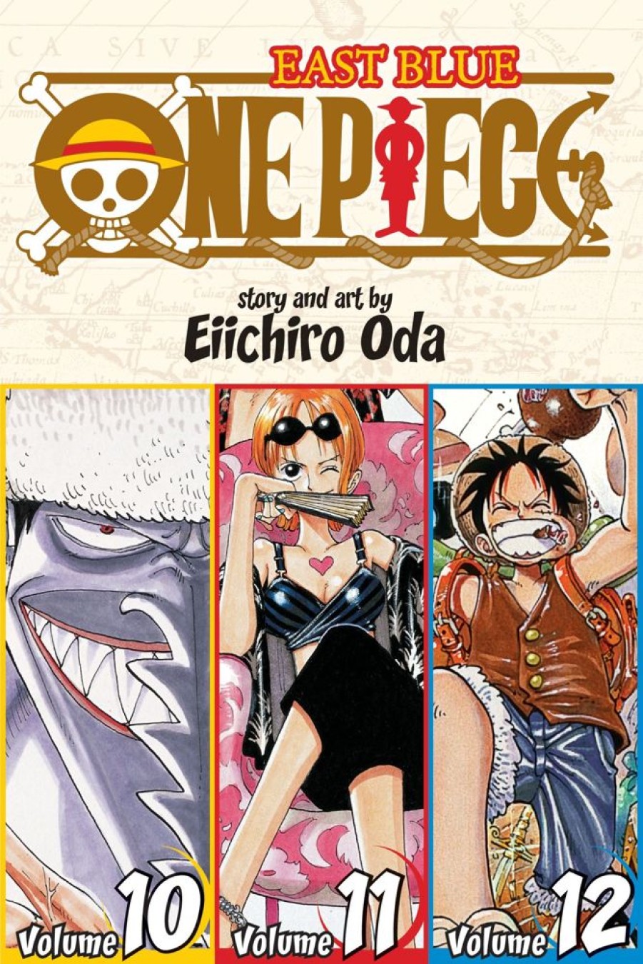 Anime One Piece | Manga - One Piece (Omnibus Edition), Vol. 10, 11, & 12