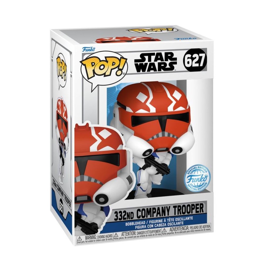 Popculture Funko | Star Wars: Clone Wars - 332Nd Company Trooper Pop! Vinyl [Rs]