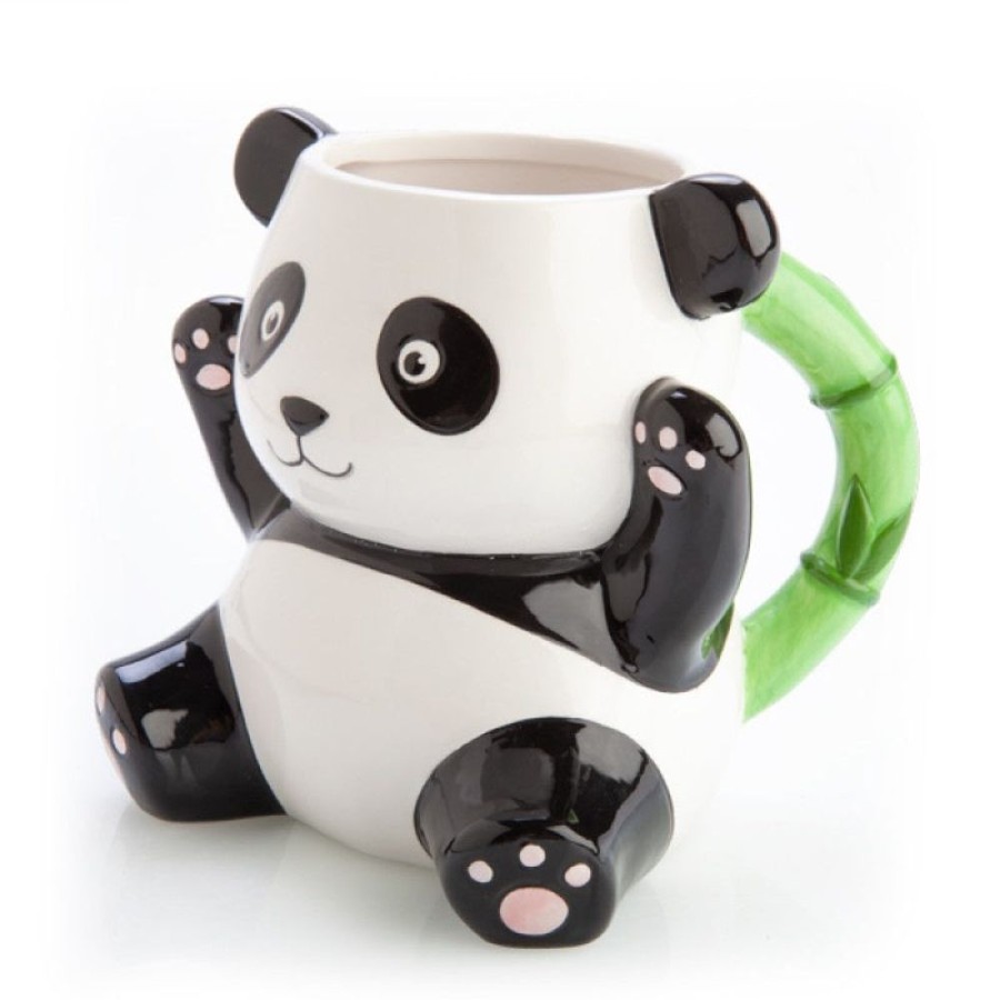 Food & Drinks MDI | Panda Kingdom 3D Mug With Bamboo Handle