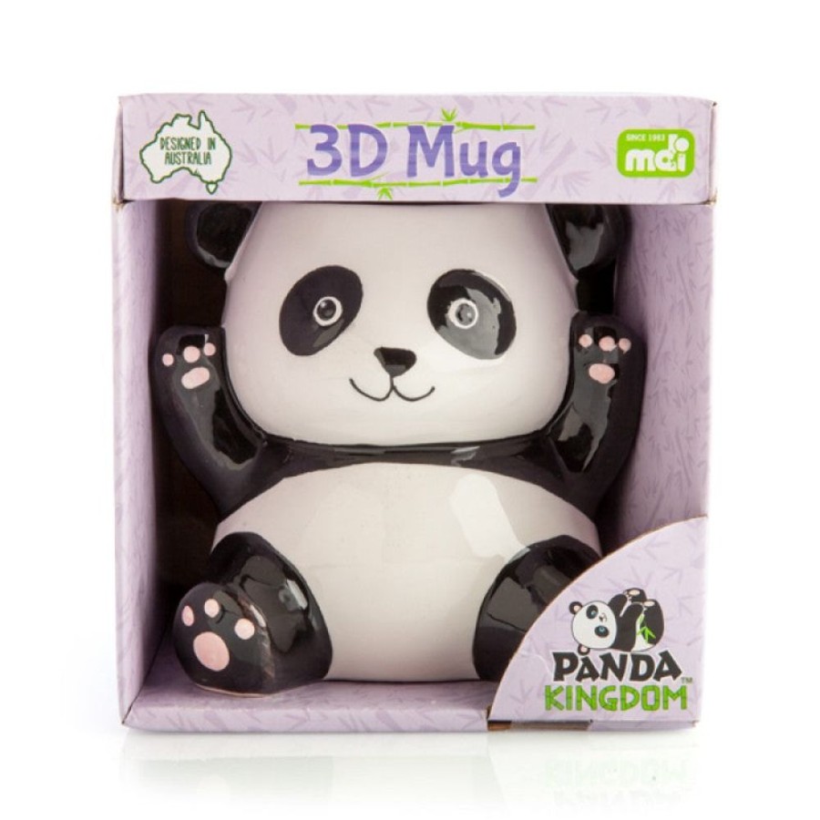 Food & Drinks MDI | Panda Kingdom 3D Mug With Bamboo Handle