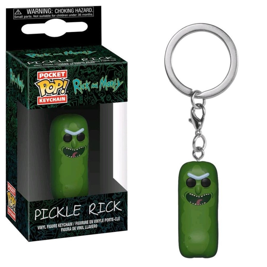 Popculture Funko | Rick And Morty - Pickle Rick Pocket Pop! Keychain