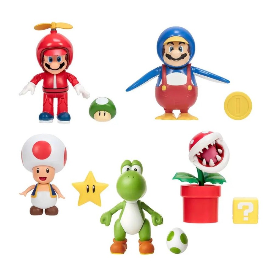 Popculture Nintendo | Nintendo Super Mario 4" Figures - Wave 26