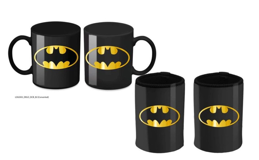 Popculture DC Comics | Batman Mug And Can Cooler Gift Pack