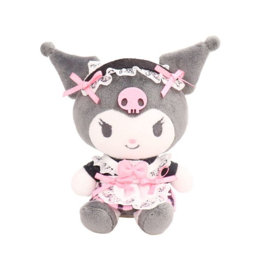 Anime Hello Kitty | Sanrio - Kuromi Mini Mascot Plush Heart Maid Outfit