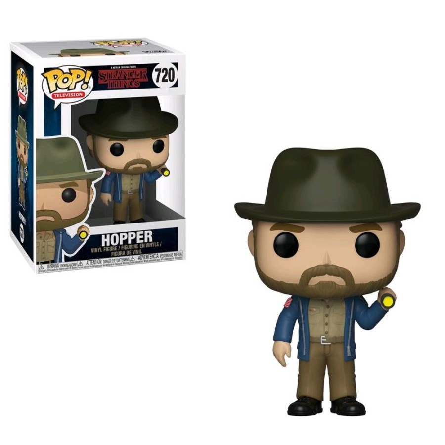 Popculture Funko | Stranger Things - Hopper With Flashlight Pop! Vinyl