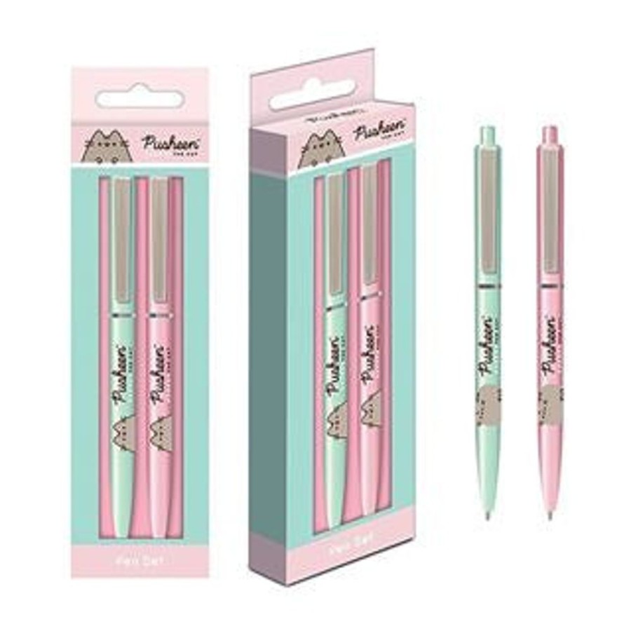 Stationery PUSHEEN | Pusheen - Botanical 2Pc Pen Set