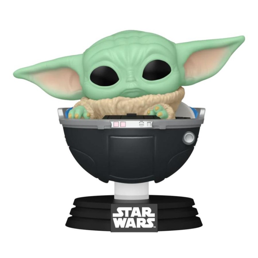 Popculture Funko | Star Wars: The Mandalorian - Grogu In Hovering Pram Pop! Vinyl