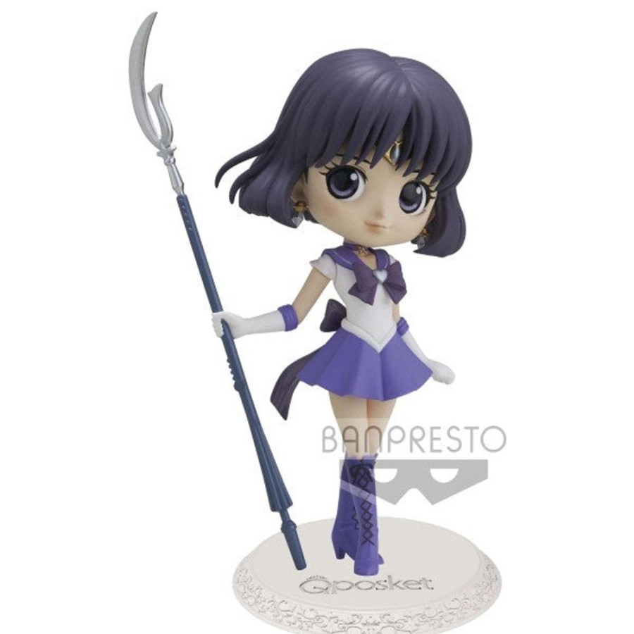 Anime QPosket Sailor Moon Figures | Sailor Moon Eternal - Q Posket - Super Sailor Saturn - Version B: Pastel Colour