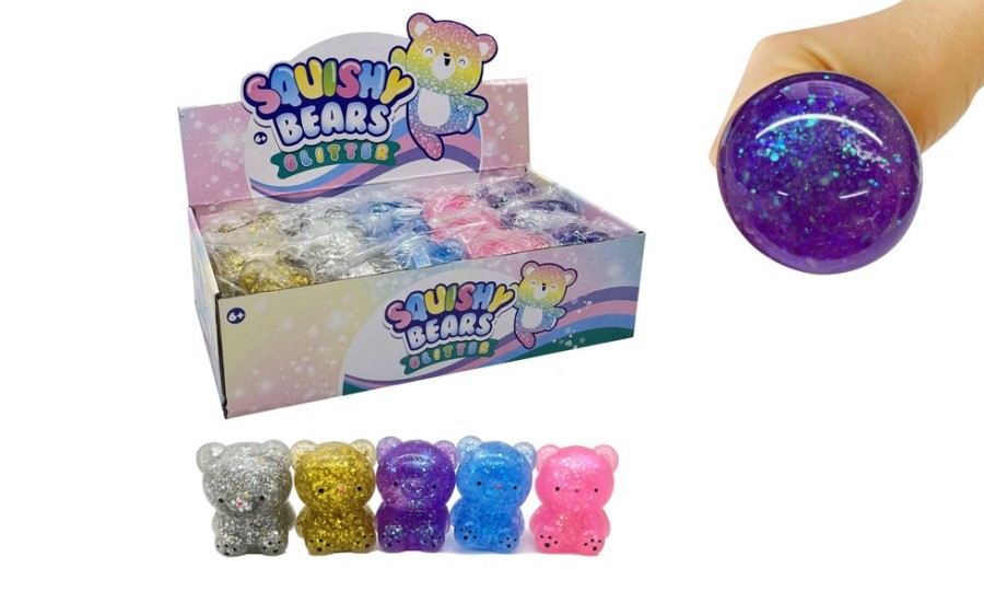 Toys benson | Squishy Glitter Bear 8Cm