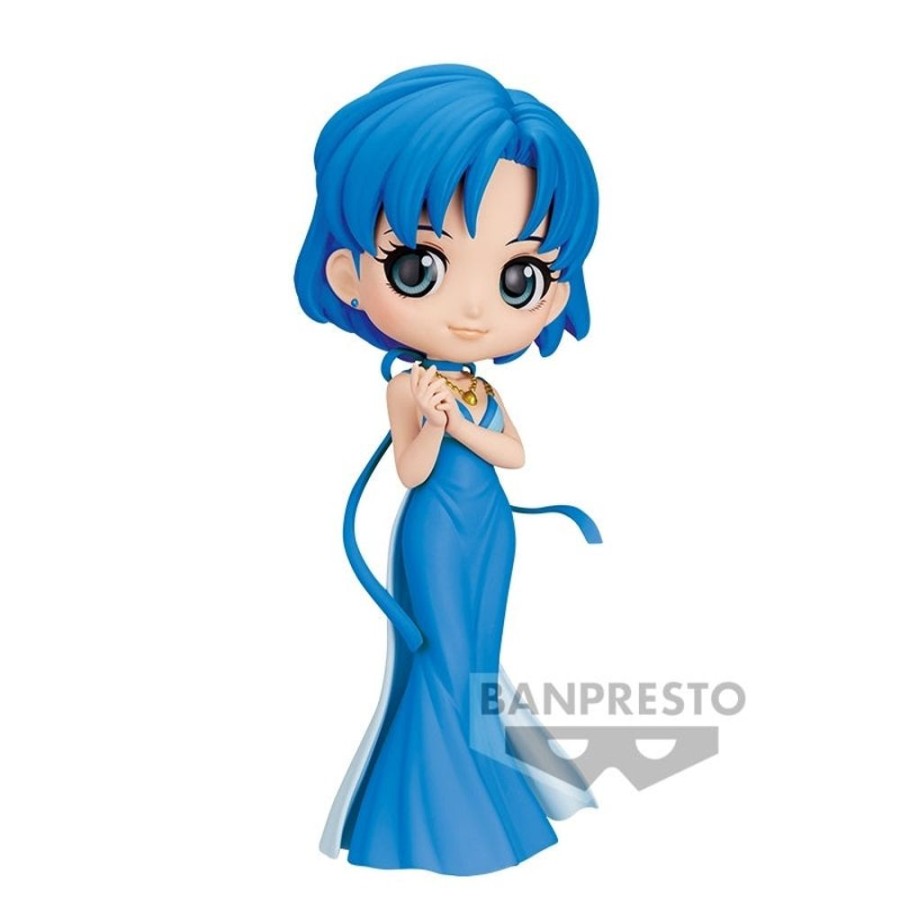 Anime QPosket Sailor Moon Figures | Sailor Moon Eternal - Q Posket - Princess Mercury - Ver. B: Pastel Colour