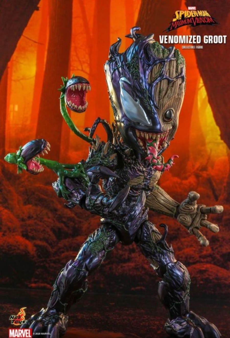 Toys Hot Toys | Venom - Venomized Groot 1:6 Scale Action Figure