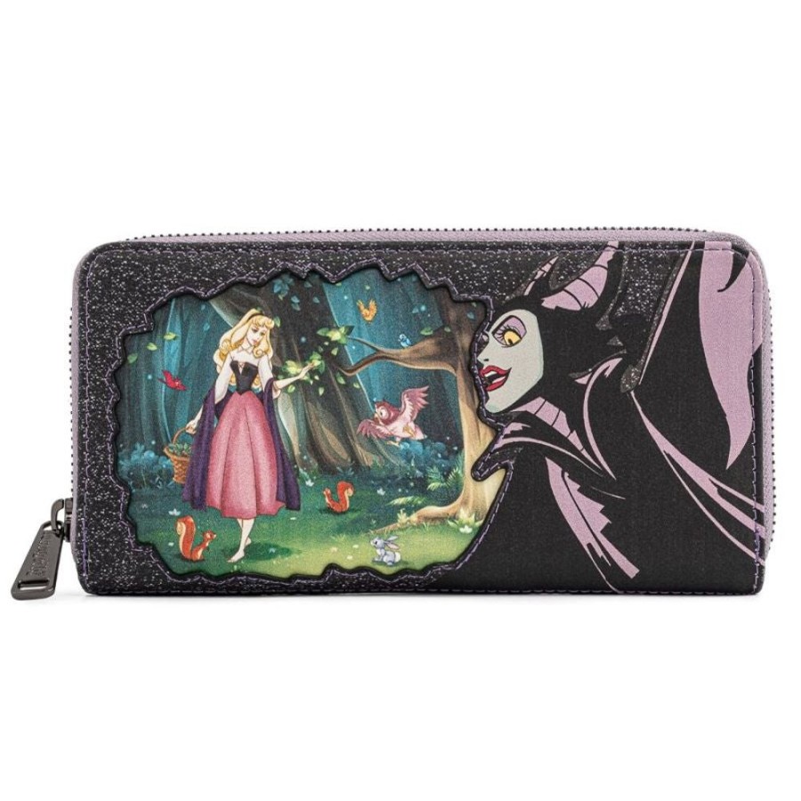 Loungefly Loungefly | Sleeping Beauty - Maleficent & Sleeping Beauty Zip Purse