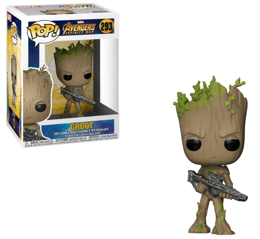 Popculture Funko | Avengers 3: Infinity War - Teen Groot With Gun Pop! Vinyl