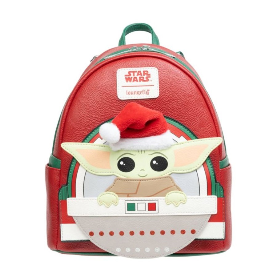 Popculture Loungefly | Star Wars - Santa Grogu Mini Backpack [Rs]