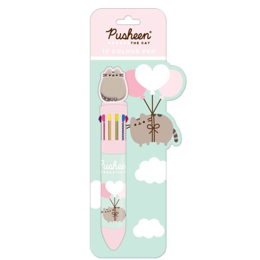 Stationery PUSHEEN | Simply Pusheen 10 Colour Pen With Topper