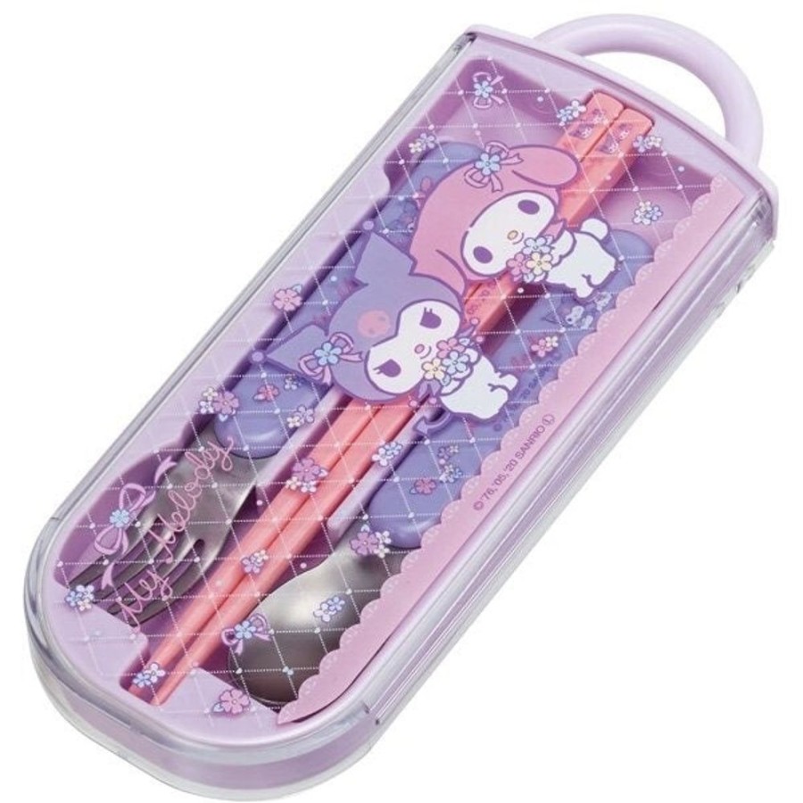 Anime Skater | Sanrio - My Melody & Kuromi Slide Cutlery Trio Set