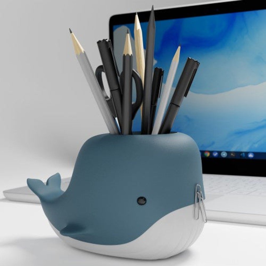 Stationery Mustard | Moby Whale Desktop Organiser