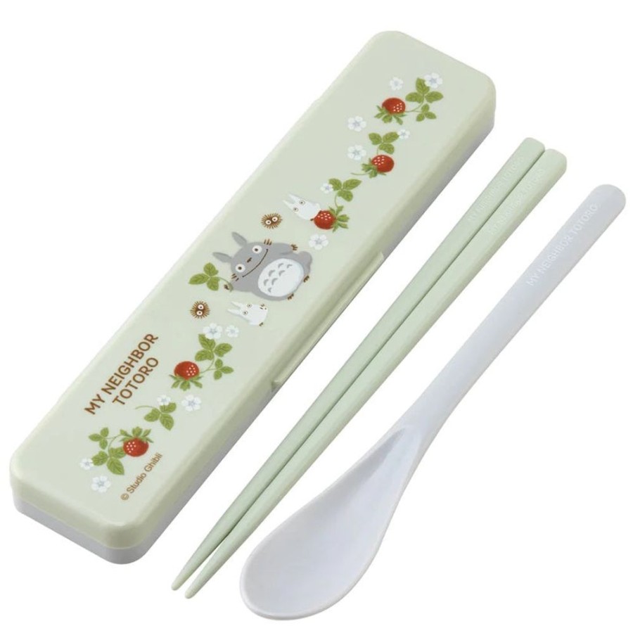 Anime Totoro | Totoro Raspberry Chopsticks & Spoon Set