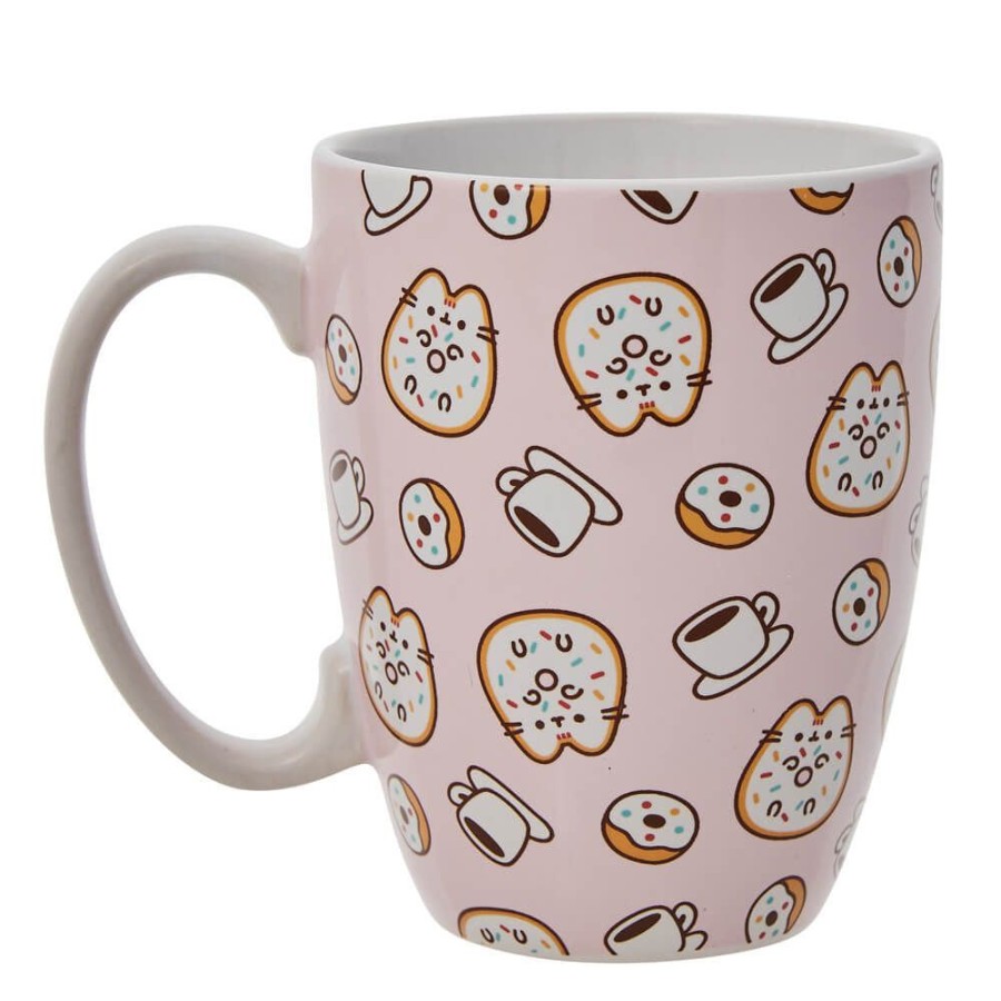 Food & Drinks PUSHEEN | Pusheen - Pink Donuts & Coffee Mug