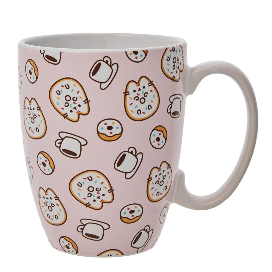 Food & Drinks PUSHEEN | Pusheen - Pink Donuts & Coffee Mug