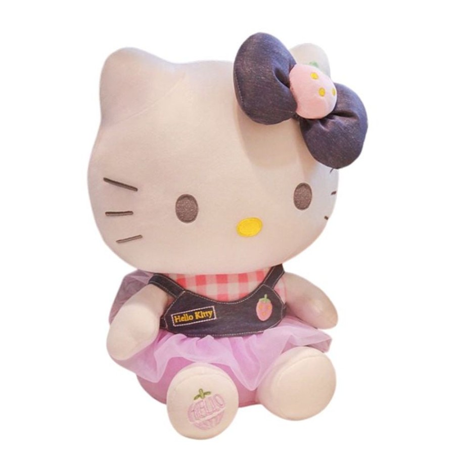 Anime Minitopia | Hello Kitty - Denim Top Plushy 15"