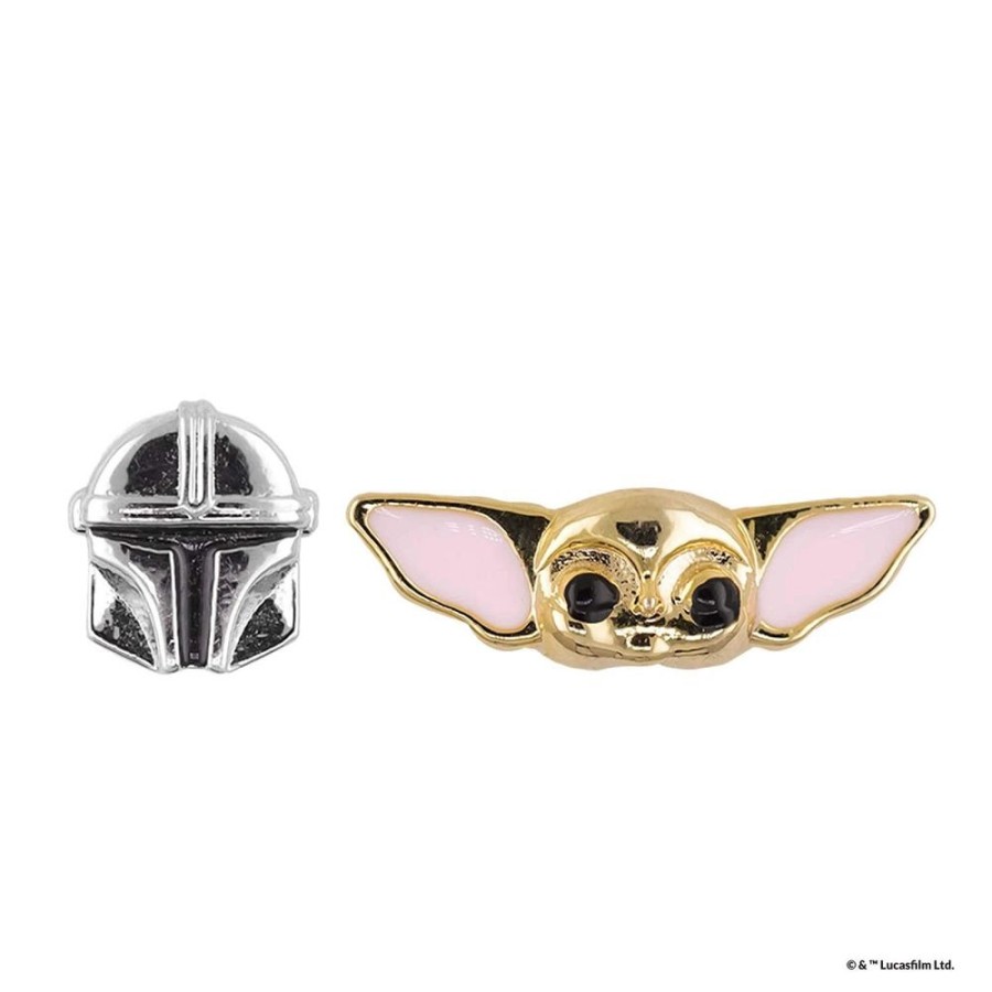 Popculture Star Wars | Star Wars - The Mandalorian And Grogu Epoxy Earrings