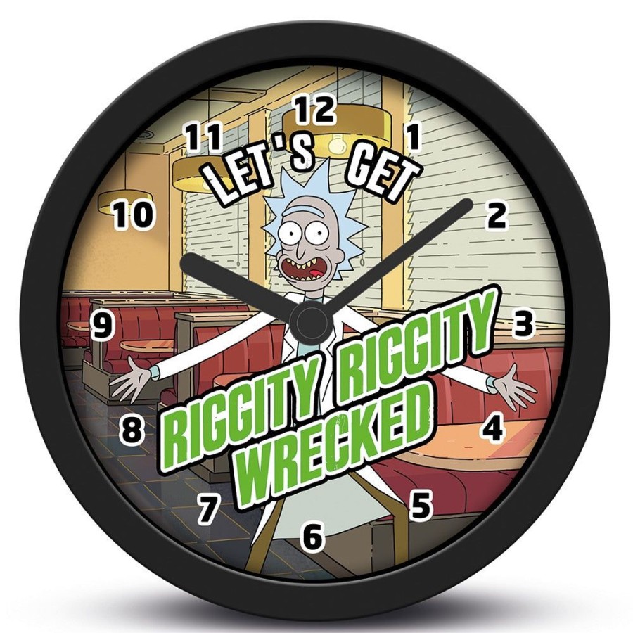 Popculture Rick and Morty | Rick And Morty - Wrecked Desk Clock