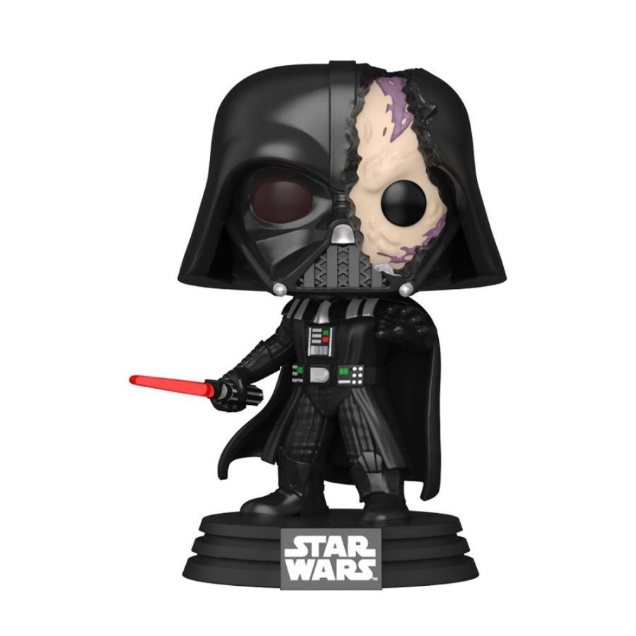 Popculture Funko | Star Wars: Obi-Wan Kenobi - Darth Vader In Damaged Armor Pop! Vinyl [Rs]