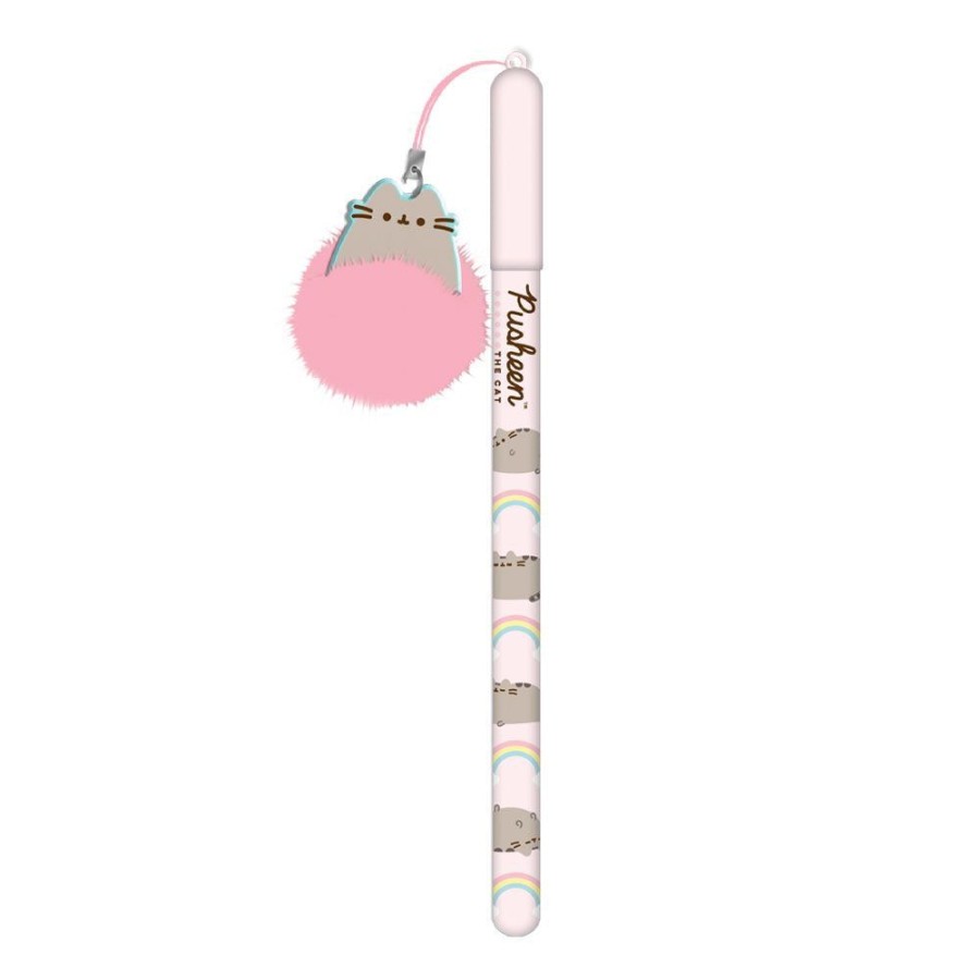 Stationery PUSHEEN | Pusheen Self Care Club: Ball Pen With Pom Pom