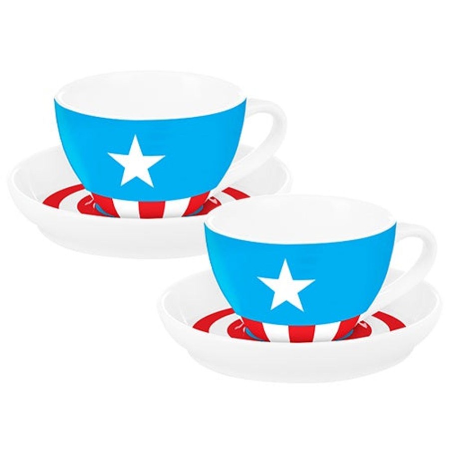 Food & Drinks Marvel | Captain America S/2 Teacups & Saucers