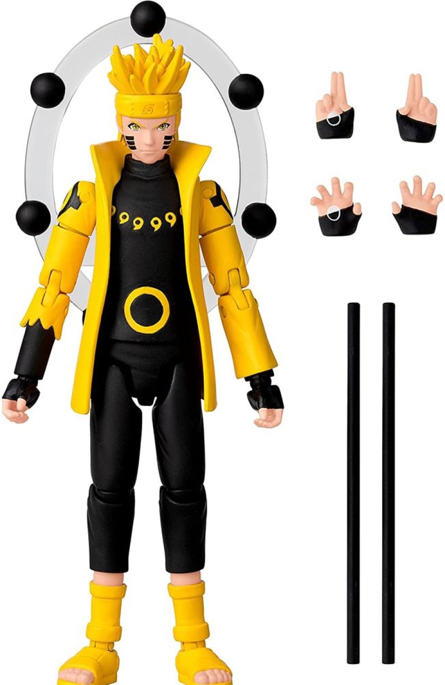 Toys Bandai | Naruto Shippuden - Anime Heroes - Naruto Uzumaki Sage Six Paths Mode