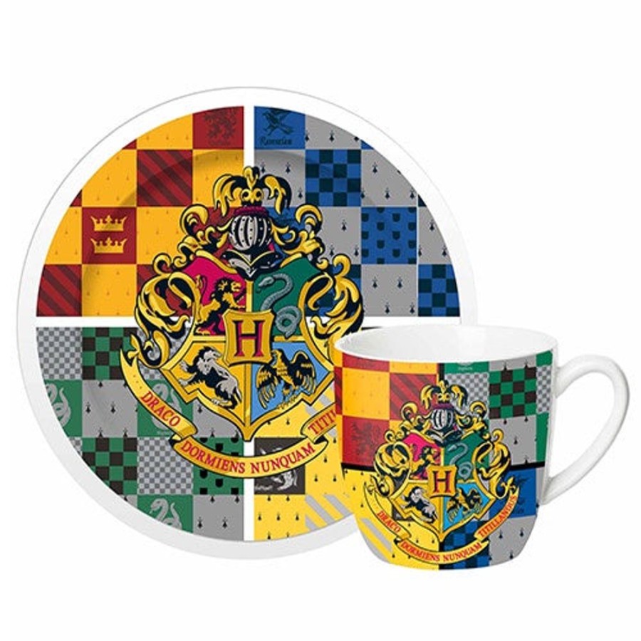 Popculture Harry Potter | Harry Potter 4 Houses Cup & Saucer Set