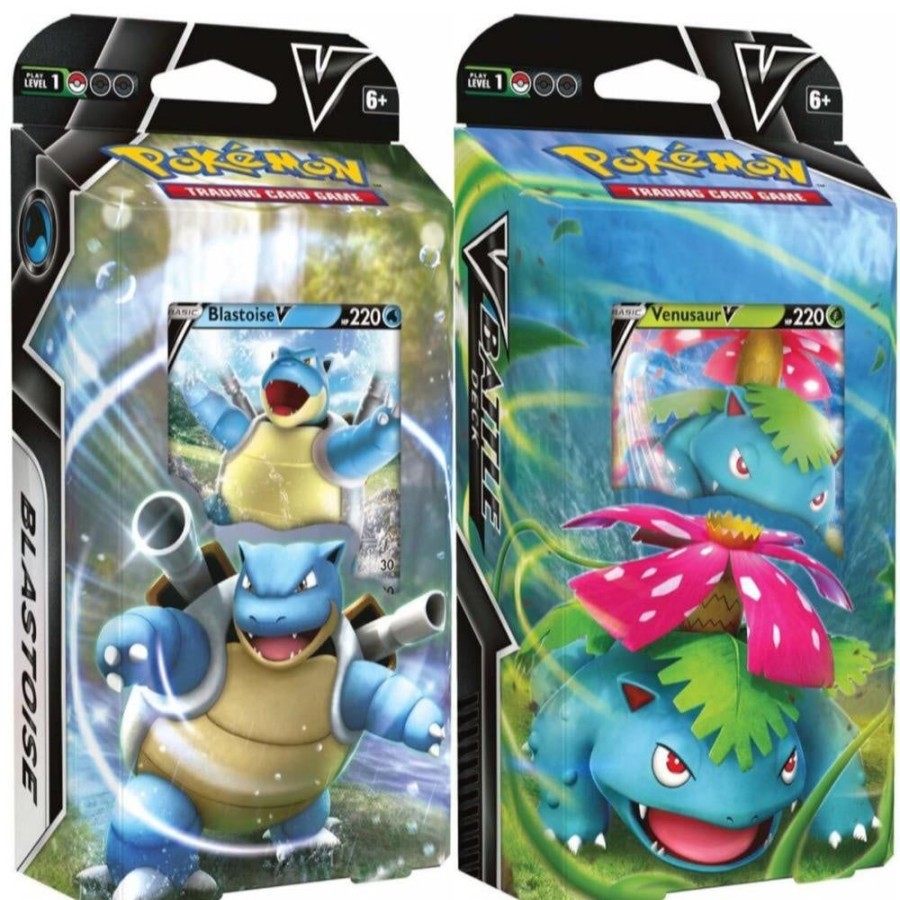 Games & Puzzles Pokemon | Pokemon Tcg: Venusaur V & Blastoise V Battle Deck