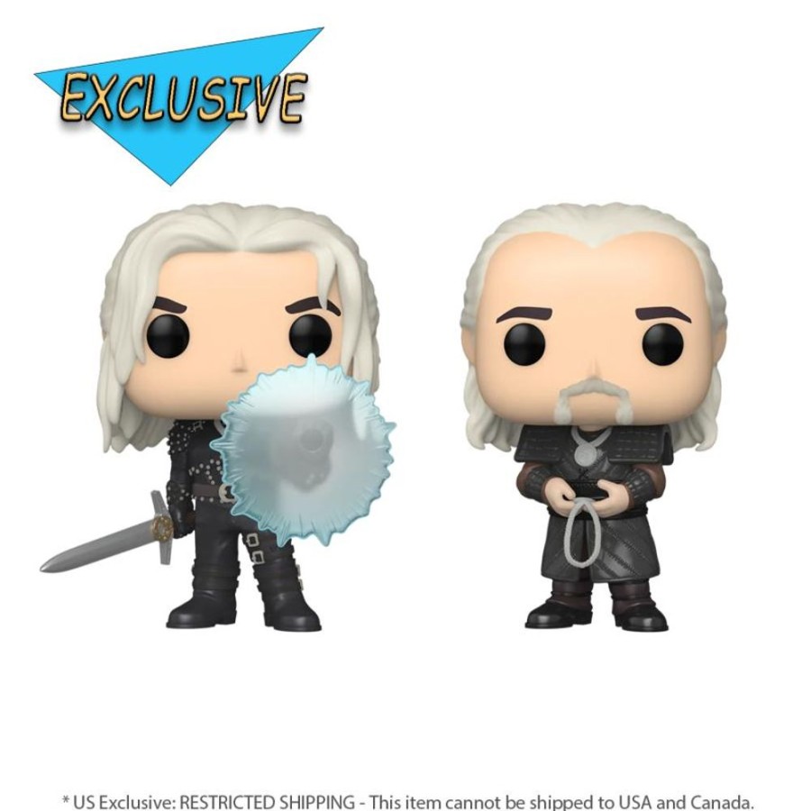 Popculture Funko | The Witcher (Tv) - Geralt & Vesemir Pop! Vinyl 2-Pack [Rs]