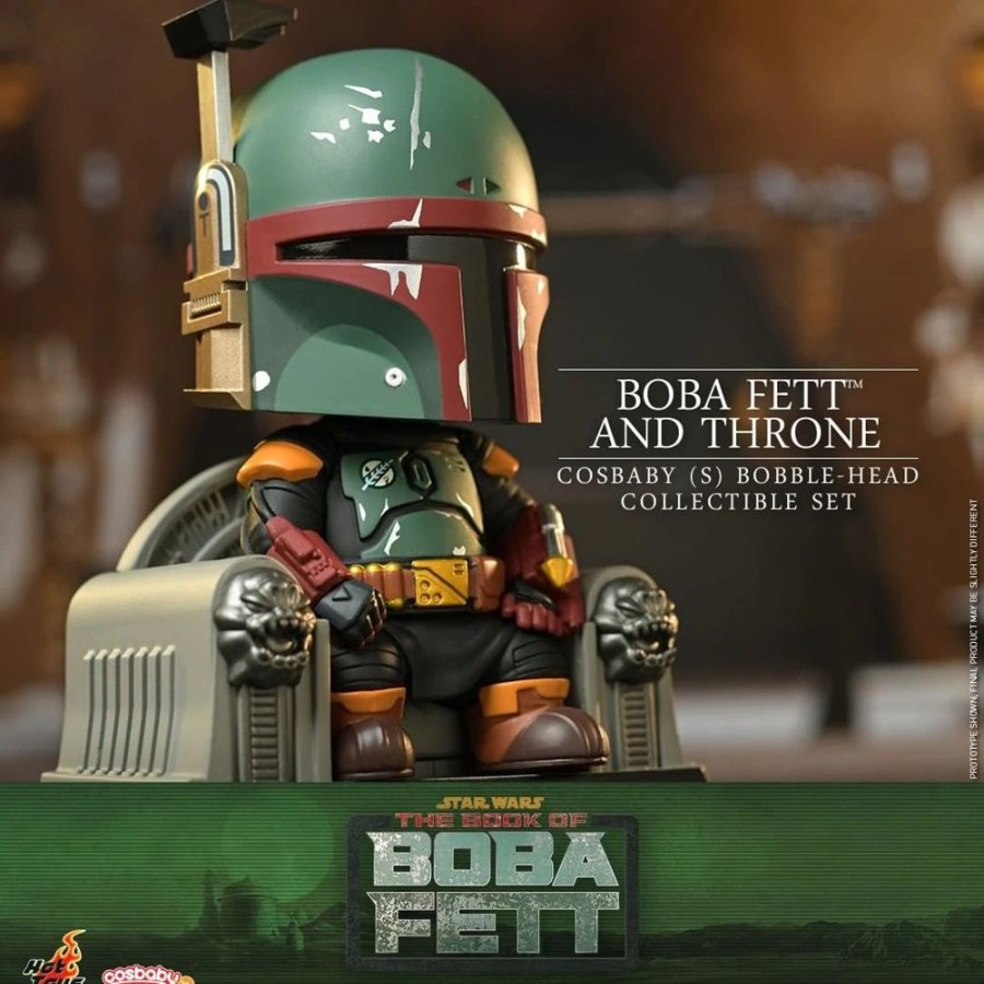 Popculture Hot Toys | Star Wars: Book Of Boba Fett - Boba Fett On Throne Cosbaby Set