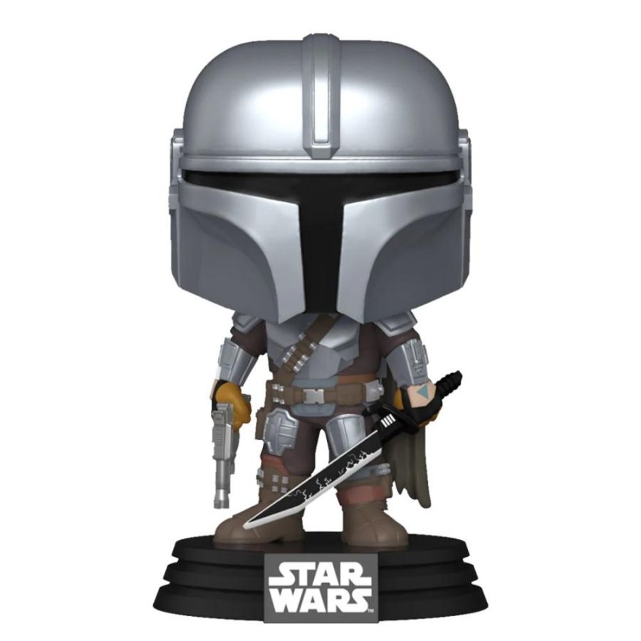 Popculture Funko | Star Wars: Mandalorian - Mandalorian With Darksaber Pop! Vinyl