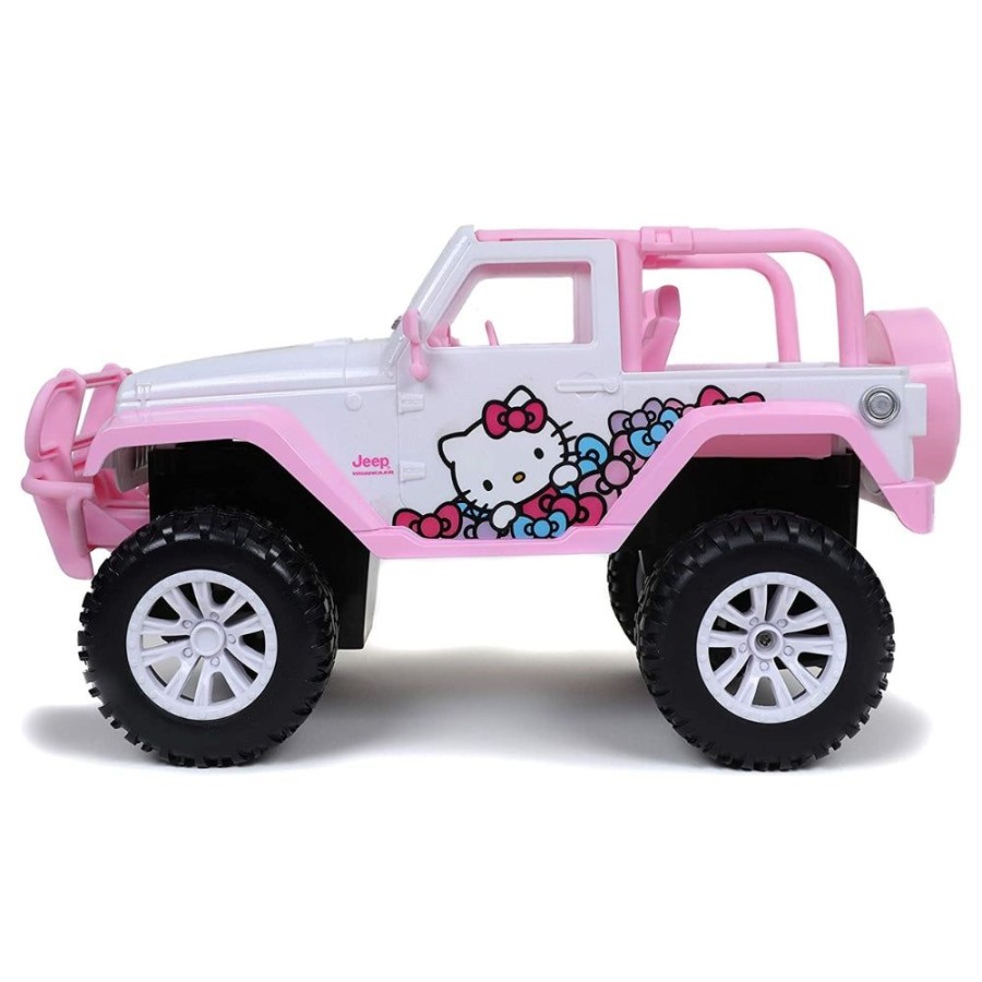 Anime Hello Kitty | Hello Kitty - 1:16 Jeep Wrangler Remote Control Car