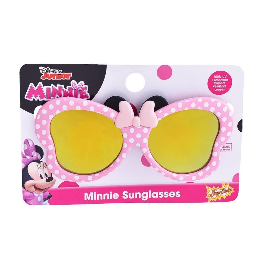 Fashion Sun-Staches | Arkaid Minnie Pink White Polka Dots Sunglasses