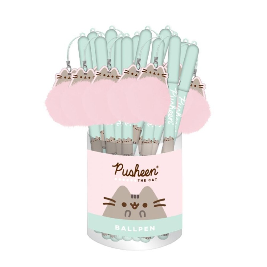 Stationery PUSHEEN | Pusheen Sweet Dreams Ballpen With Pom Pom Dangler