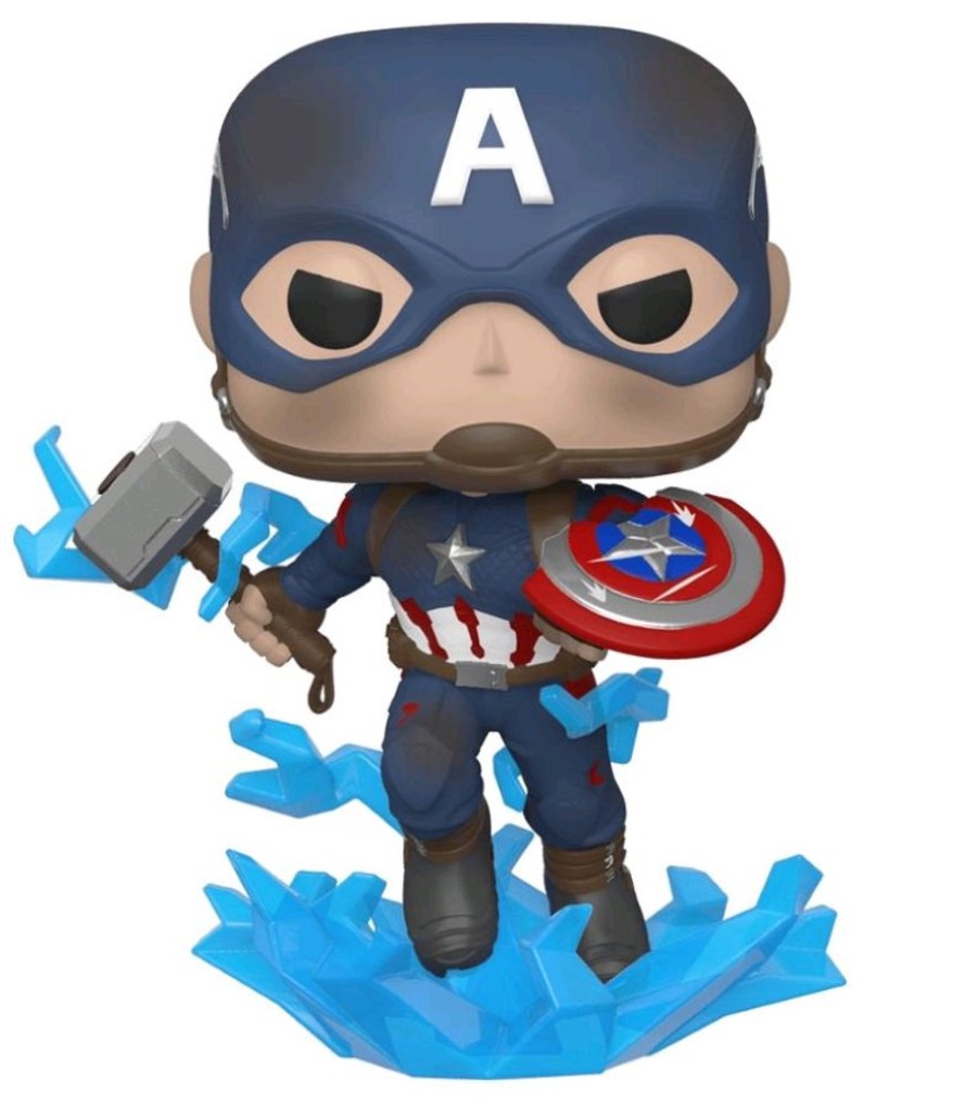 Popculture Funko | Avengers 4: Endgame - Captain America With Mjolnir Pop! Vinyl