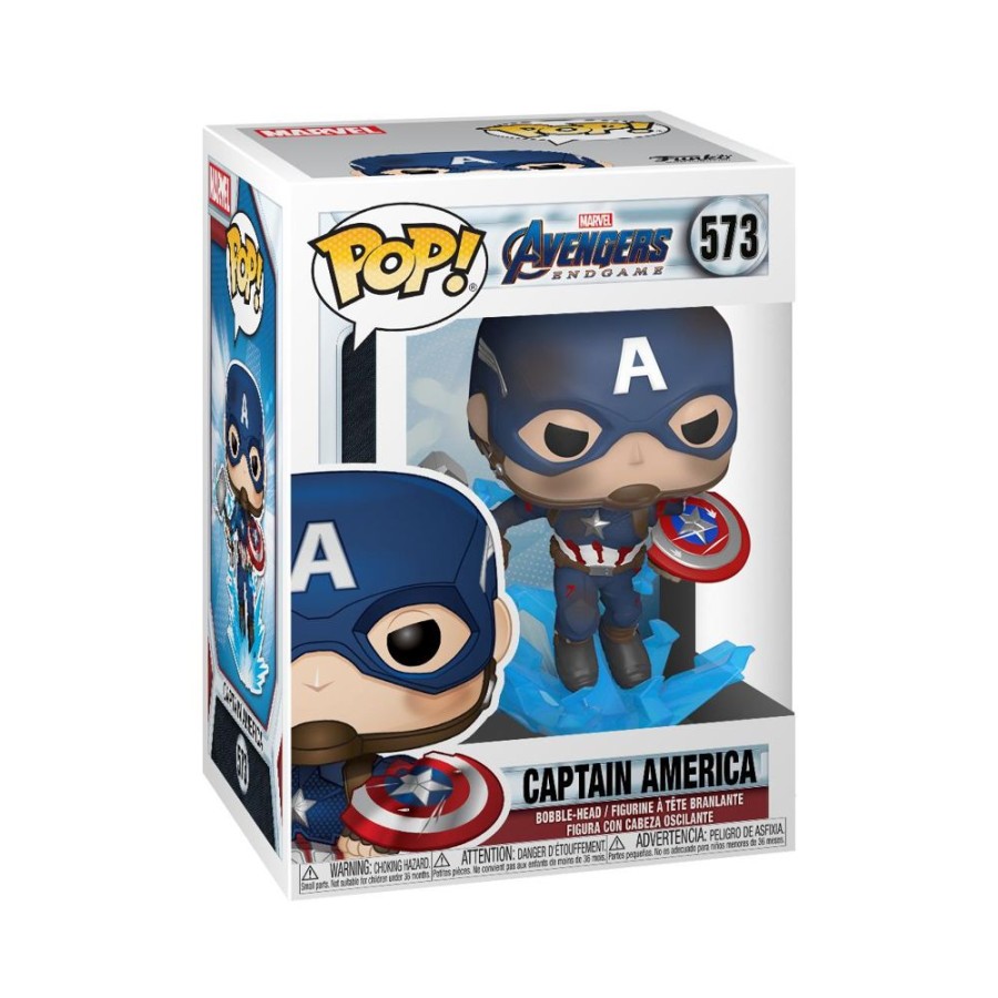 Popculture Funko | Avengers 4: Endgame - Captain America With Mjolnir Pop! Vinyl